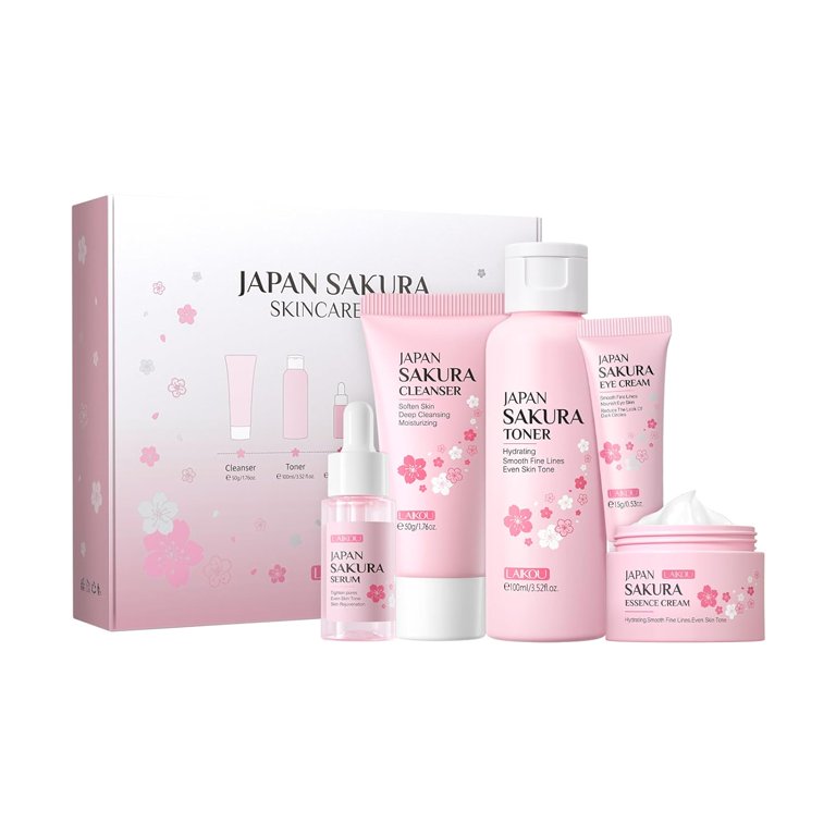 Skin Care Set JAPAN SAKURA Women Beauty Gift Sets Skin Care Kit