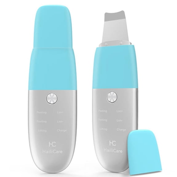 Skin Cleansing Device, Facial Cleansing 3 in 1 Blackhead Remover Sucker Acne Remover Electric Ultrasonic Skin Scrubber for