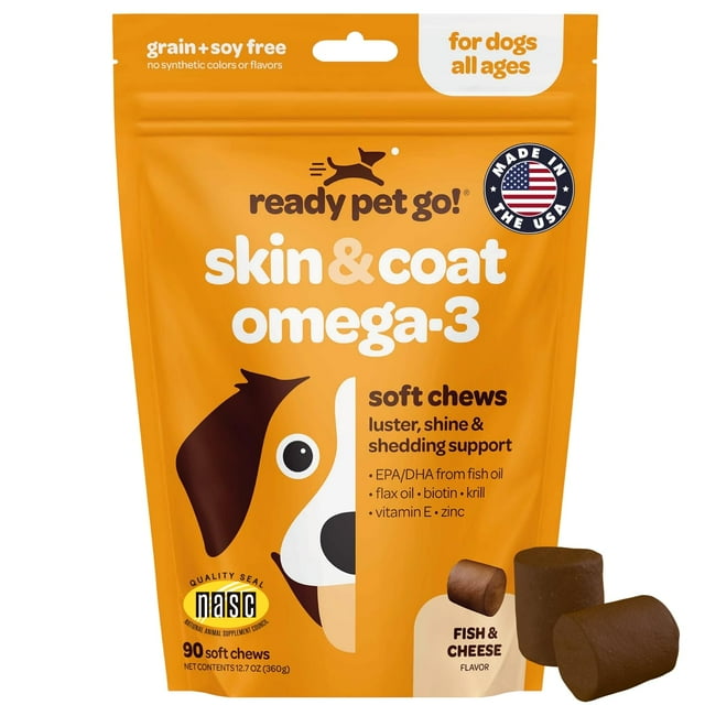 Skin and Coat Supplement for Dogs Nourishing Omega 3 for Dogs Dry