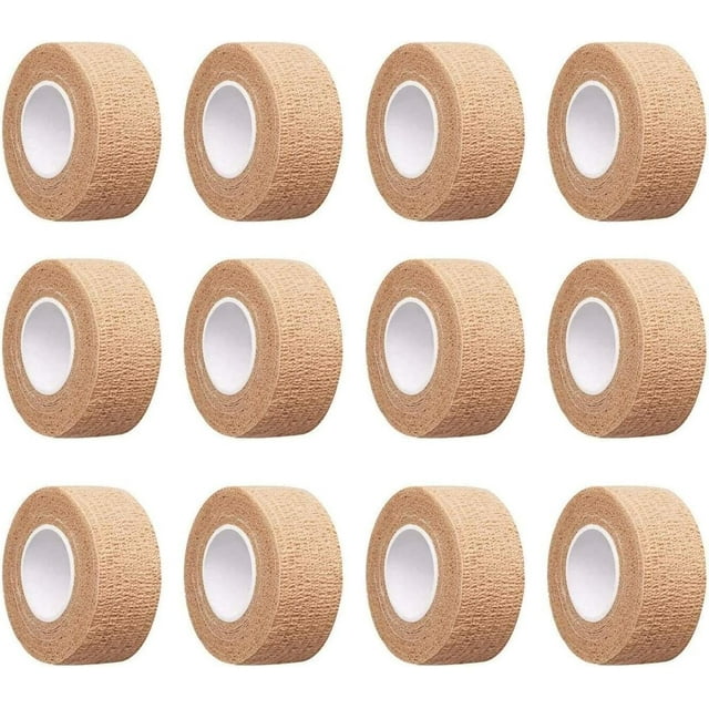 Skin Colour 1 Inch Wide Elastic Self Adhesive Bandage Finger Tape