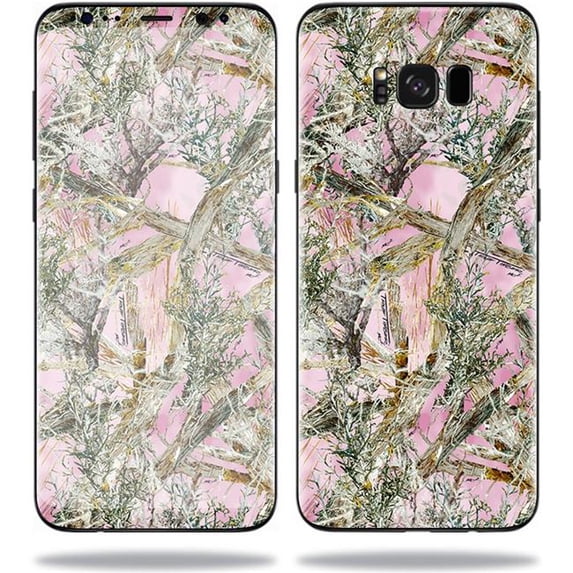 Skin Decal Compatible With Samsung Galaxy S8+ Plus Sticker Design TrueTimber® Mc2 Pink