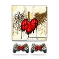 thumbnail image 1 of Skin Decal Compatible With Sony Playstation 3 PS3 Slim + 2 controllers Sticker Design Stabbing He, 1 of 4