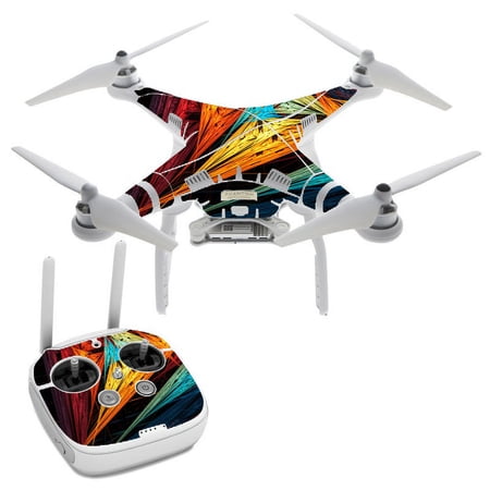 Skin Decal For Dji Phantom 3 Professional Drone / Sharp Colors