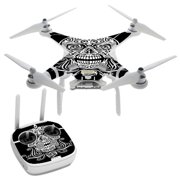 Skin Decal For Dji Phantom 3 Professional Drone / Tribal Skull