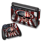 Skin Decal For Nintendo Switch Vinyl Wrap / America Skull Military Usa Murica