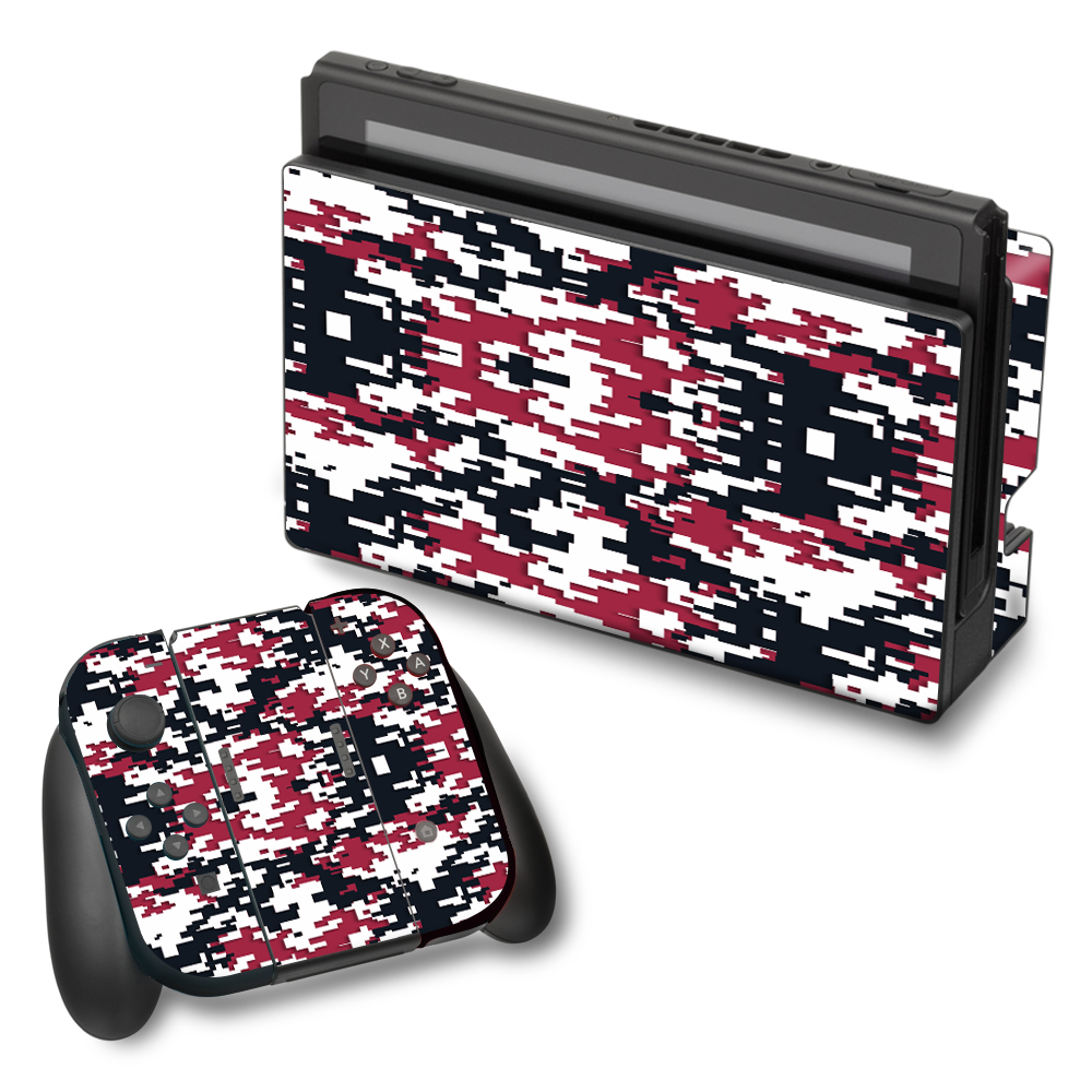 Skin Decal For Nintendo Switch Vinyl Wrap / Digi Camo Team Colors ...