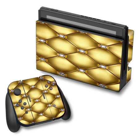 Skin Decal For Nintendo Switch Vinyl Wrap / Gold Diamond Chesterfield