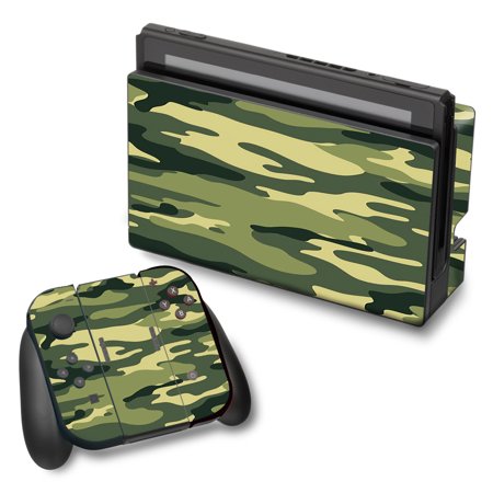 Skin Decal For Nintendo Switch Vinyl Wrap / Green Camo Original Camouflage