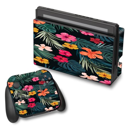 Skin Decal For Nintendo Switch Vinyl Wrap / Hibiscus Flowers Tropical Hawaii