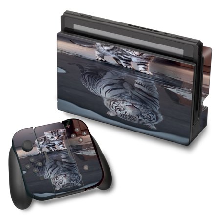 Skin Decal For Nintendo Switch Vinyl Wrap / Kitten Reflection Of Lion