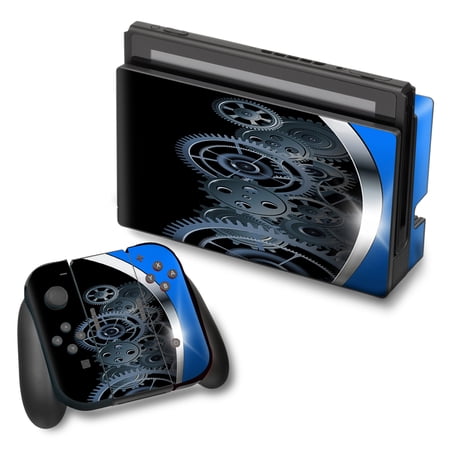Skin Decal For Nintendo Switch Vinyl Wrap / Mechanical Gears Motion