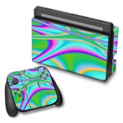 Skin Decal For Nintendo Switch Vinyl Wrap / Multi Swirl Marble Granite