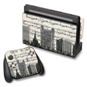 Skin Decal For Nintendo Switch Vinyl Wrap / New York City Music Notes