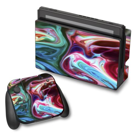 Skin Decal For Nintendo Switch Vinyl Wrap / Paint Mix Sirls Red Green