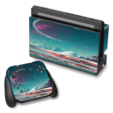 Skin Decal For Nintendo Switch Vinyl Wrap / Planets And Moons Mountains
