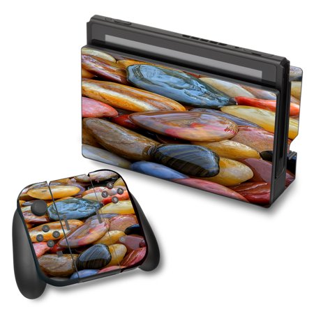 Skin Decal For Nintendo Switch Vinyl Wrap / Polished Rocks Colors
