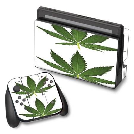 Skin Decal For Nintendo Switch Vinyl Wrap / Pot Leaf Weed Marijuana Bud