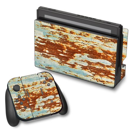 Skin Decal For Nintendo Switch Vinyl Wrap / Rust Panel Metal Panel