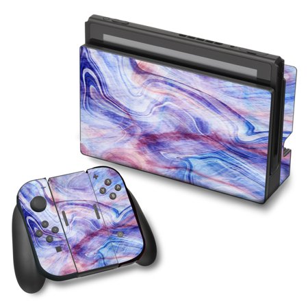 Skin Decal For Nintendo Switch Vinyl Wrap / Screaming Skulls Black Tan