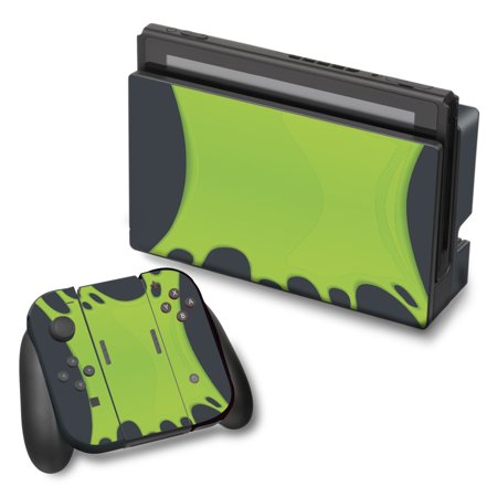 Skin Decal For Nintendo Switch Vinyl Wrap / Stretched Slime Green