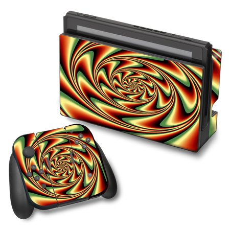 Skin Decal For Nintendo Switch Vinyl Wrap / Trippy Motion Moving Swirl Illusion