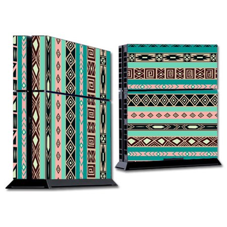 Skin Decal For Ps4 Playstation 4 Console / Aztec Turquoise