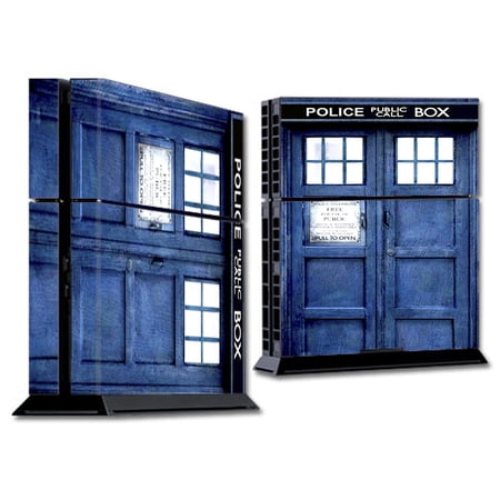 Skin Decal For Ps4 Playstation 4 Console / Booth, Tardis Call Box