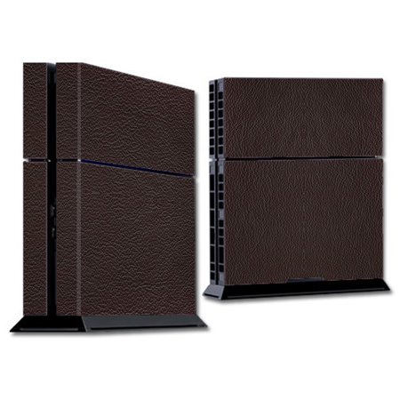 Skin Decal For Ps4 Playstation 4 Console / Brown Leather Design Pattern