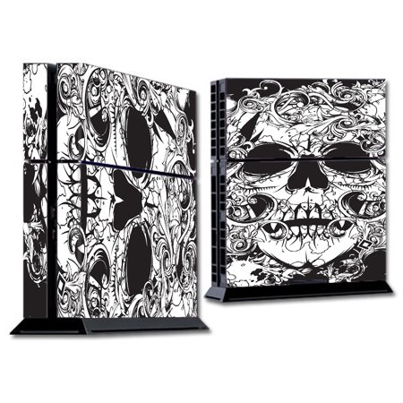 Skin Decal For Ps4 Playstation 4 Console / Crazy Lineart Skull Design