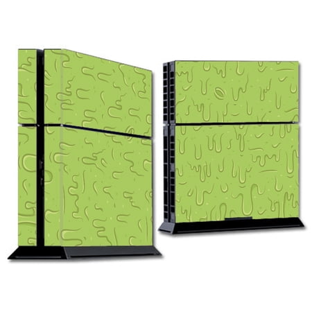 Skin Decal For Ps4 Playstation 4 Console / Dripping Cartoon Slime Green