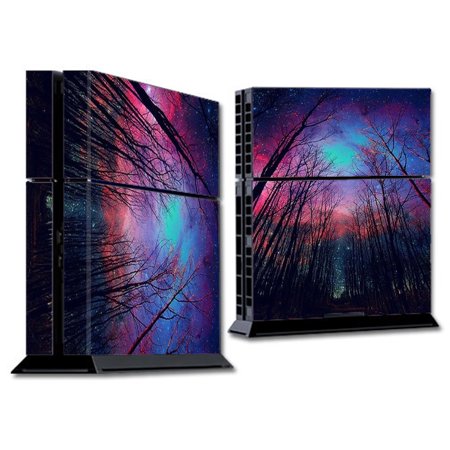 Skin Decal For Ps4 Playstation 4 Console / Galaxy Sky Through Trees Forest
