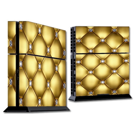 Skin Decal For Ps4 Playstation 4 Console / Gold Diamond Chesterfield
