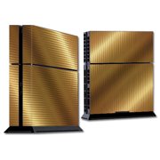 Skin Decal For Ps4 Playstation 4 Console / Gold Pattern Shiney