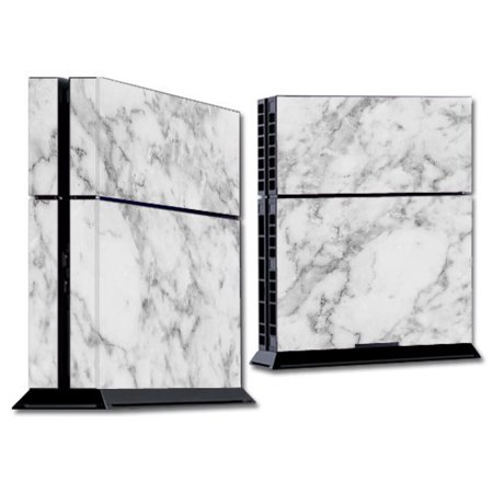 Skin Decal For Ps4 Playstation 4 Console / Grey And White Marble Panel