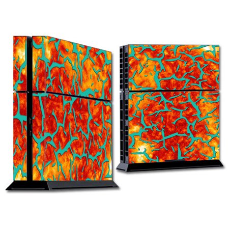 Skin Decal For Ps4 Playstation 4 Console / Kobe Design Orange Blue