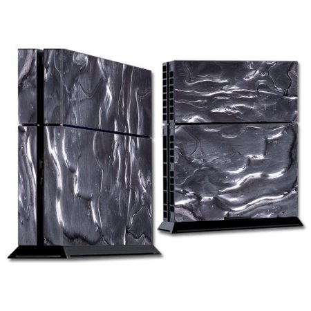 Skin Decal For Ps4 Playstation 4 Console / Melting Metal Molten Liquid