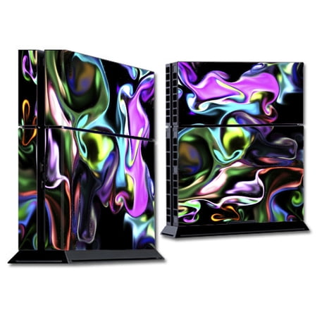 Skin Decal For Ps4 Playstation 4 Console / Resin Swirls Smoke Glass