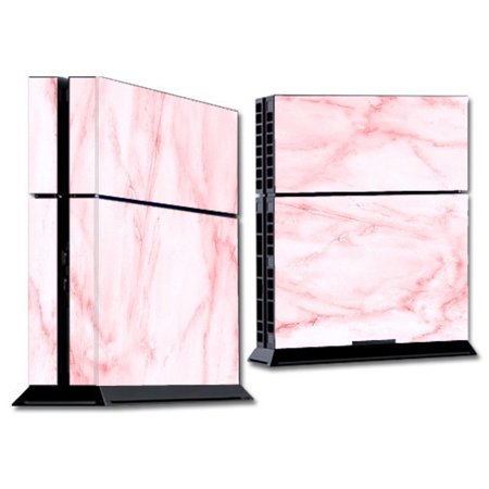 Skin Decal For Ps4 Playstation 4 Console / Rose Pink Marble Pattern