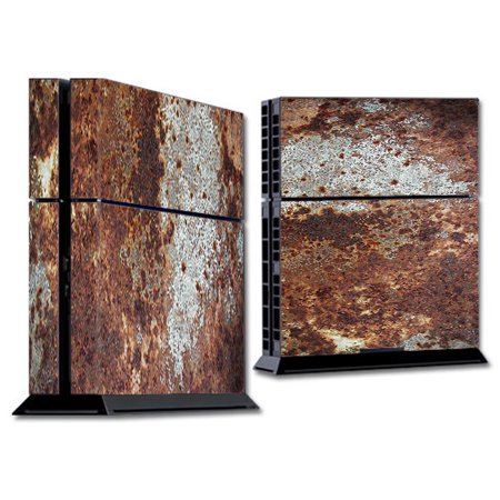 Skin Decal For Ps4 Playstation 4 Console / Rust Corroded Metal Panel Damage