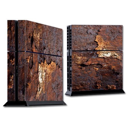Skin Decal For Ps4 Playstation 4 Console / Rusted Away Metal Flakes Of Rust Panel