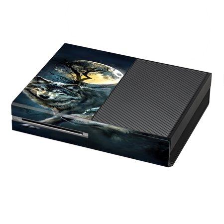Skin Decal For Xbox One Console / 3 Wolves Moonlight