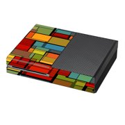 Skin Decal For Xbox One Console / Abstract Colorful Square Pattern