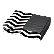 Skin Decal For Xbox One Console / Black Chevron