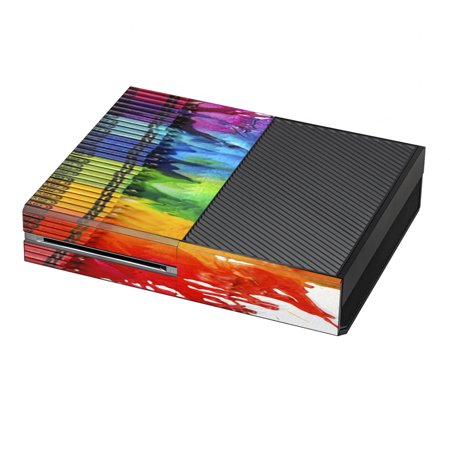 Skin Decal For Xbox One Console / Crayon Splatter