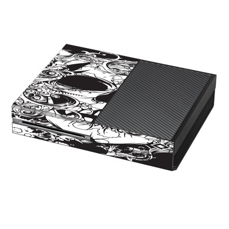 Skin Decal For Xbox One Console / Crazy Lineart Skull Design