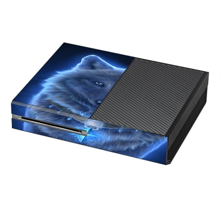 Skin Decal For Xbox One Console / Glowing Celestial Wolf