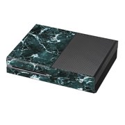 Skin Decal For Xbox One Console / Green Dark Marble Granite