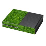 Skin Decal For Xbox One Console / Green Leaves
