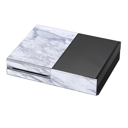 Skin Decal For Xbox One Console / Grey White Standard Marble