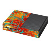 Skin Decal For Xbox One Console / Kobe Design Orange Blue